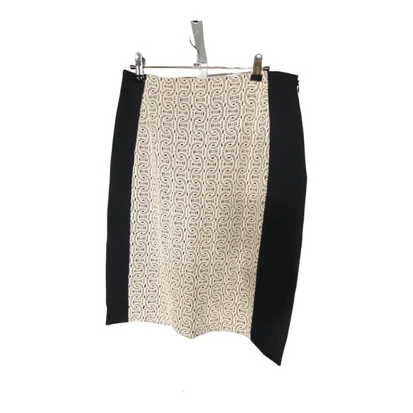 Diane von Furstenberg Dresses & Skirts - Diane Von Furstenburg Women's 10 Mahalia Chains Pencil Skirt Black Macrame NWT